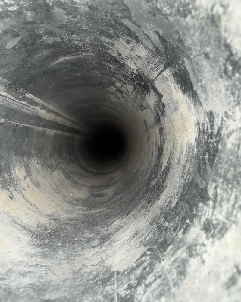 Same dryer vent after Horizon Aircare cleaning at a Pompano Beach, FL home.